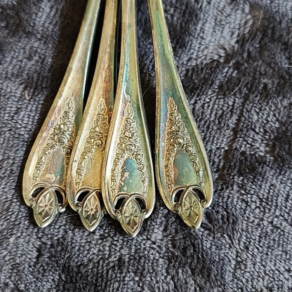 Silver plated bundle of Servewear Flatware Vintage Onieda Sheffield Rogers